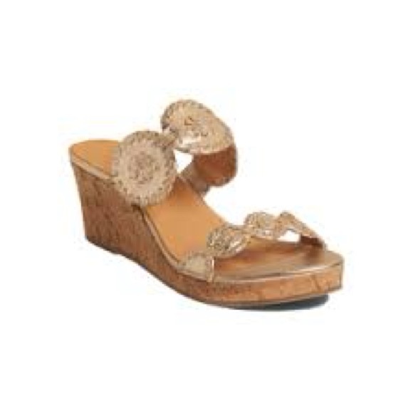 Jack Rogers Lauren Mid Wedge Sandals 7.5 - Picture 2 of 13